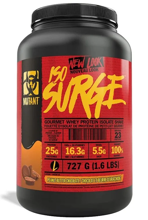 Mutant - Iso Surge, Izolat, Peanut Butter Chocolate, Proszek, 727g