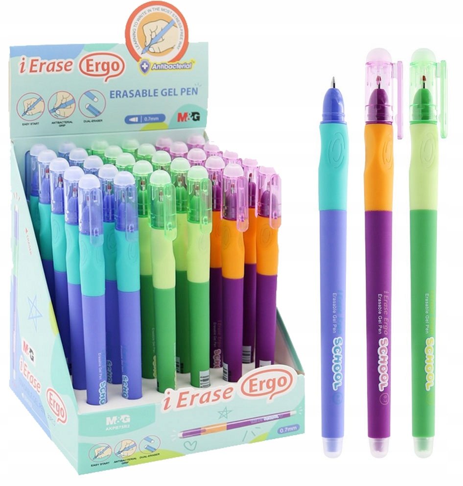 Długopis Wymazywalny Ergo Boys, 0,7Mm, Happy Color