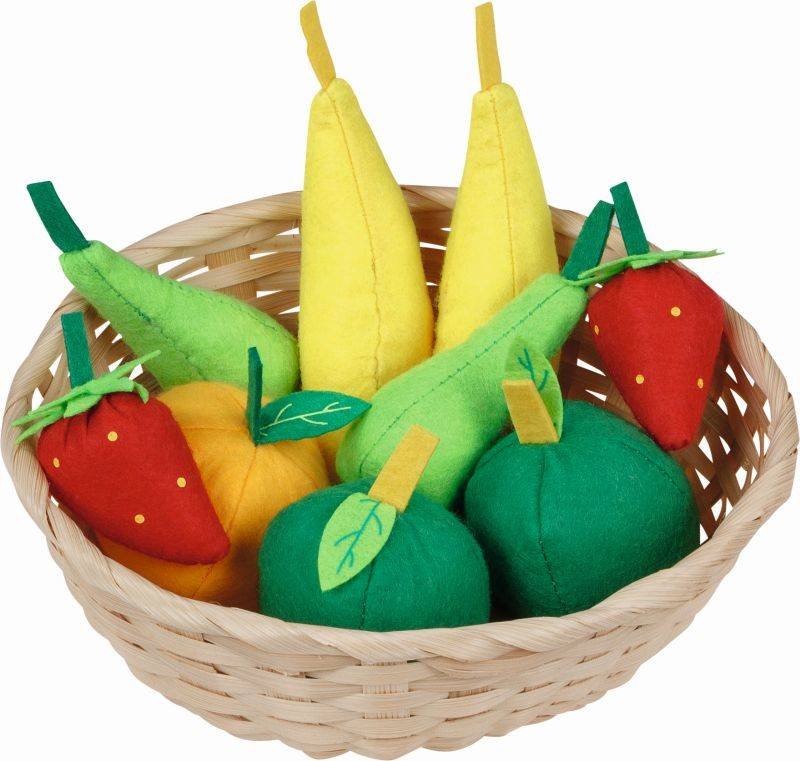 Filcowe owoce w koszyku Goki