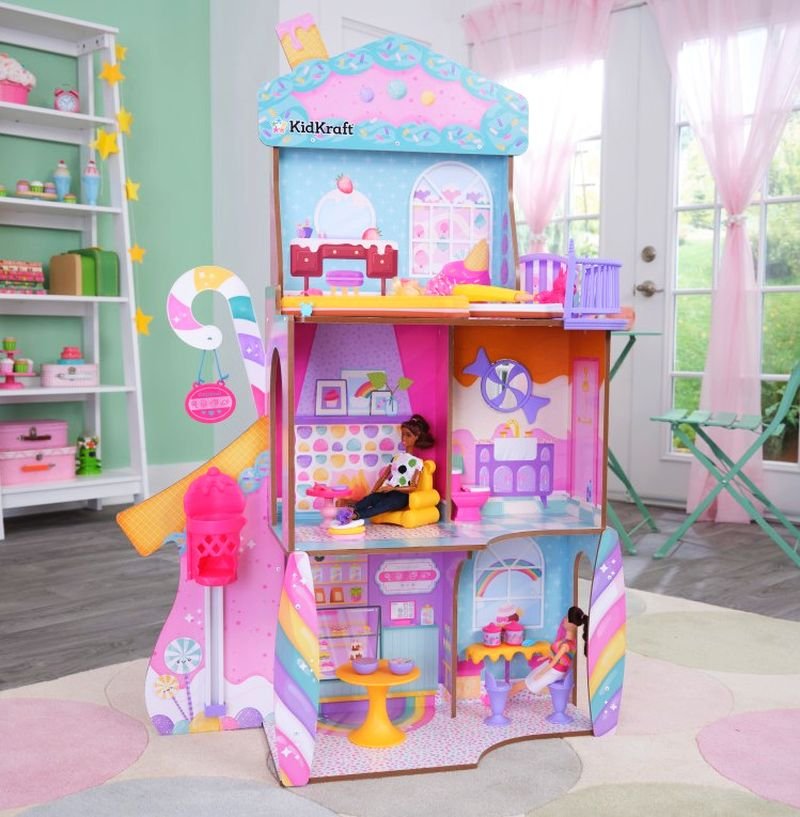 Drewniany domek dla lalek Candy Castle KidKraft