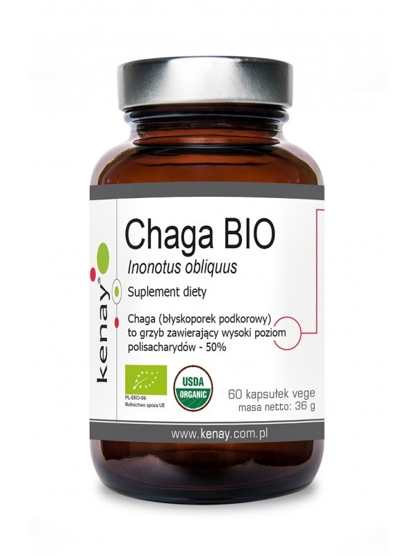 Kenay, Chaga BIO, 60 kaps.