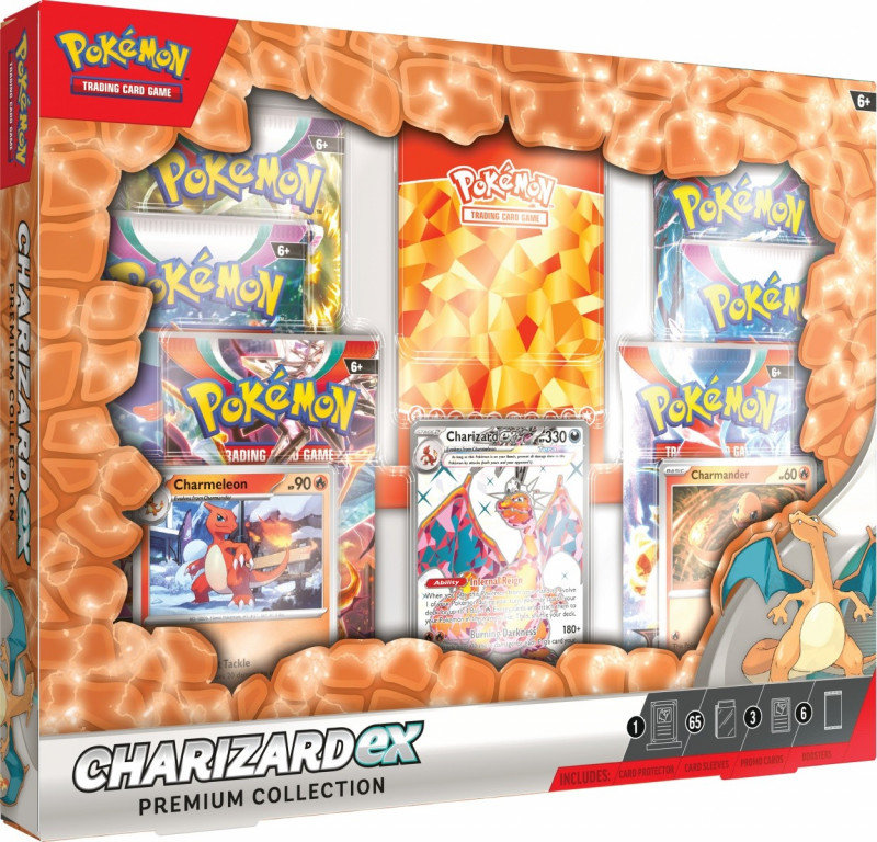 Pokemon TCG, Zestaw Ex Premium Collection Box - Charizard
