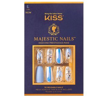 Majestic Nails My Jewel Kiss, Sztuczne paznokcie, 30 szt.