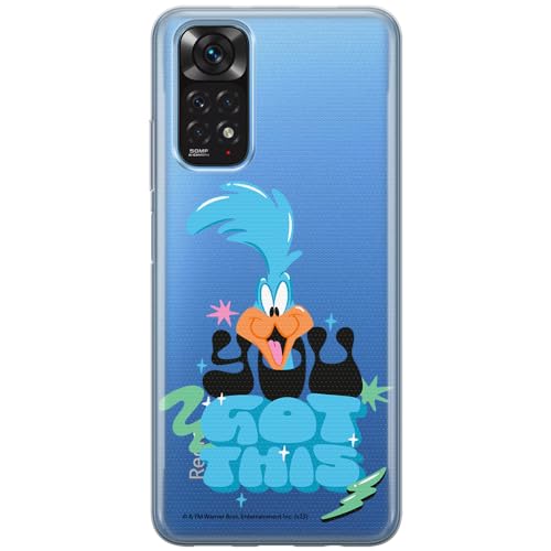 ERT GROUP etui na telefon Xiaomi REDMI NOTE 11T/ 11S 5G/ POCO M4 PRO 5G, case oryginalny i oficjalnie licencjonowany przez Looney Tunes, wzór Roadrunner 003, plecki z TPU częściowo przeźroczyste