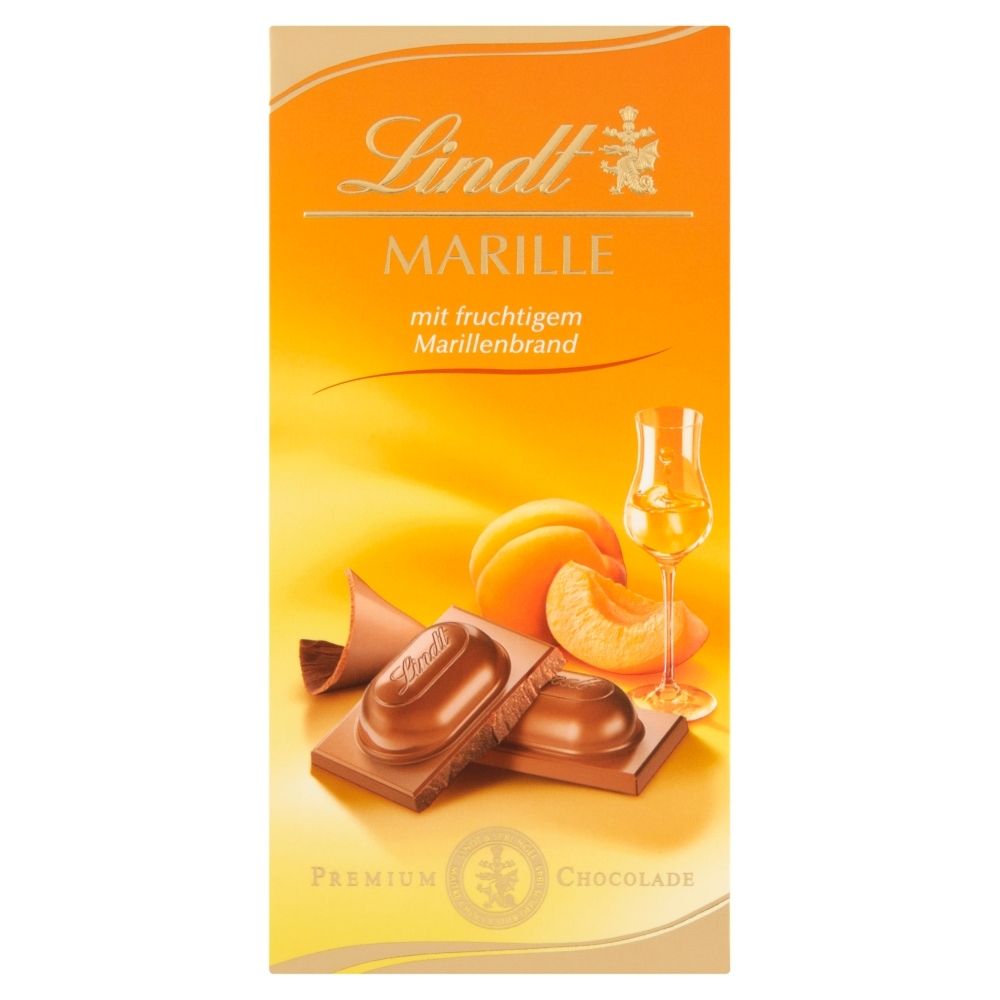 Lindt Marille Brandy Czekolada z nadzieniem 100g LIN.CZ.MAR