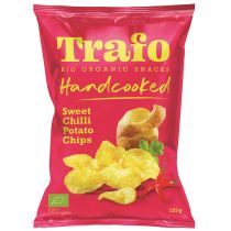 Trafo Chipsy ziemniaczane o smaku słodkie chili 125 g Bio