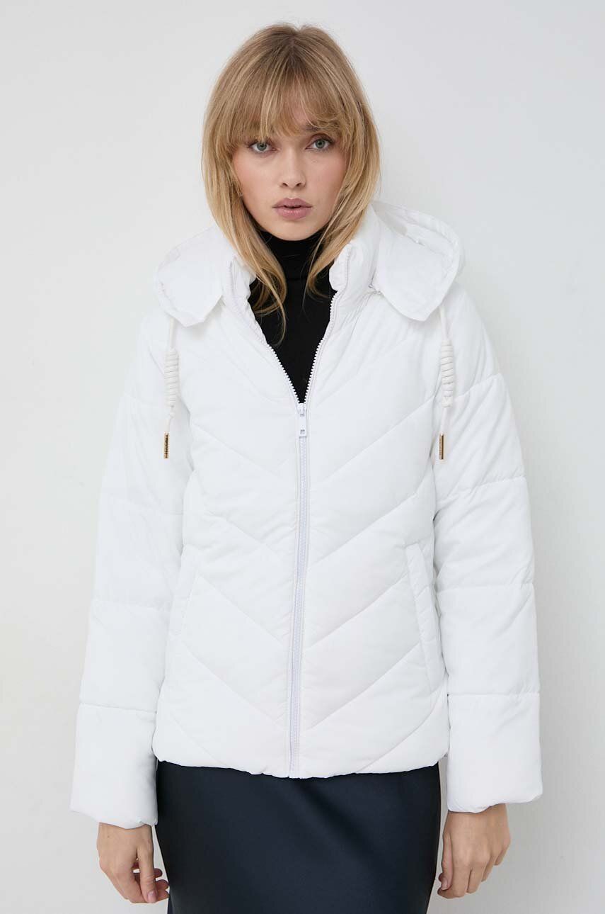 Silvian Heach kurtka damska kolor biały zimowa