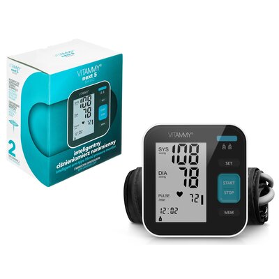 VITAMMY Next 5 BASIC Ciśnieniomierz z wykrywaniem arytmii i możliwością zasilania USB TOW016959