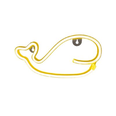 Neon LED MANTA Wieloryb SNL18WH