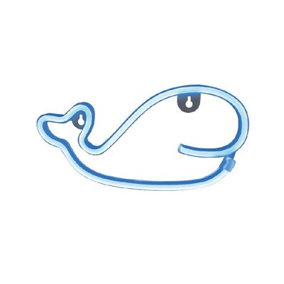 Neon LED MANTA Wieloryb SNL18BL