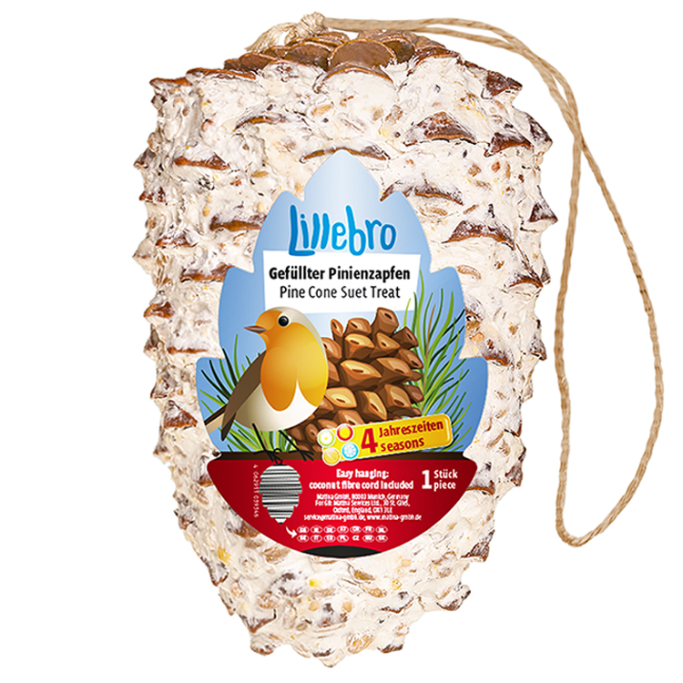 Lillebro, szyszka sosnowa z wypełnieniem -  3 szt.