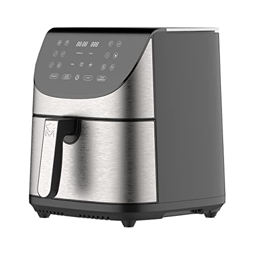 MasterPRO Rocket 700 frytkownica na gorące powietrze, pojemność 7 l i moc 1700 W, ekran dotykowy LED i kosz z powłoką zapobiegającą przywieraniu, frytkownica, regulowana temperatura 80-200ºC