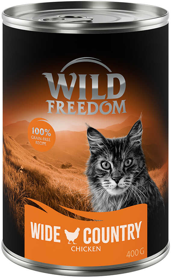 Wild Freedom Adult, 6 x 400 g, bez zbóż - Zestaw mieszany III (Pstrąg, wieprzowina, konina)