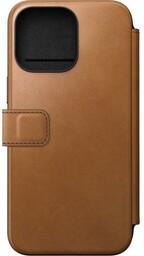 Nomad Etui z klapką Modern Leather Folio MagSafe do iPhone 15 Pro Max, brązowe