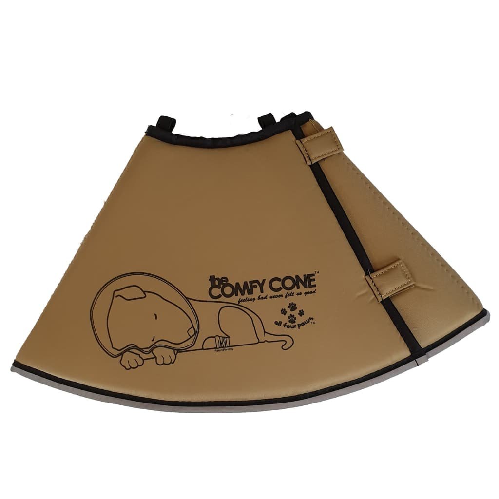 Kołnierz ochronny dla psa ALL FOUR PAWS Comfy Cone, rozmiar L, 25 cm, brązowy