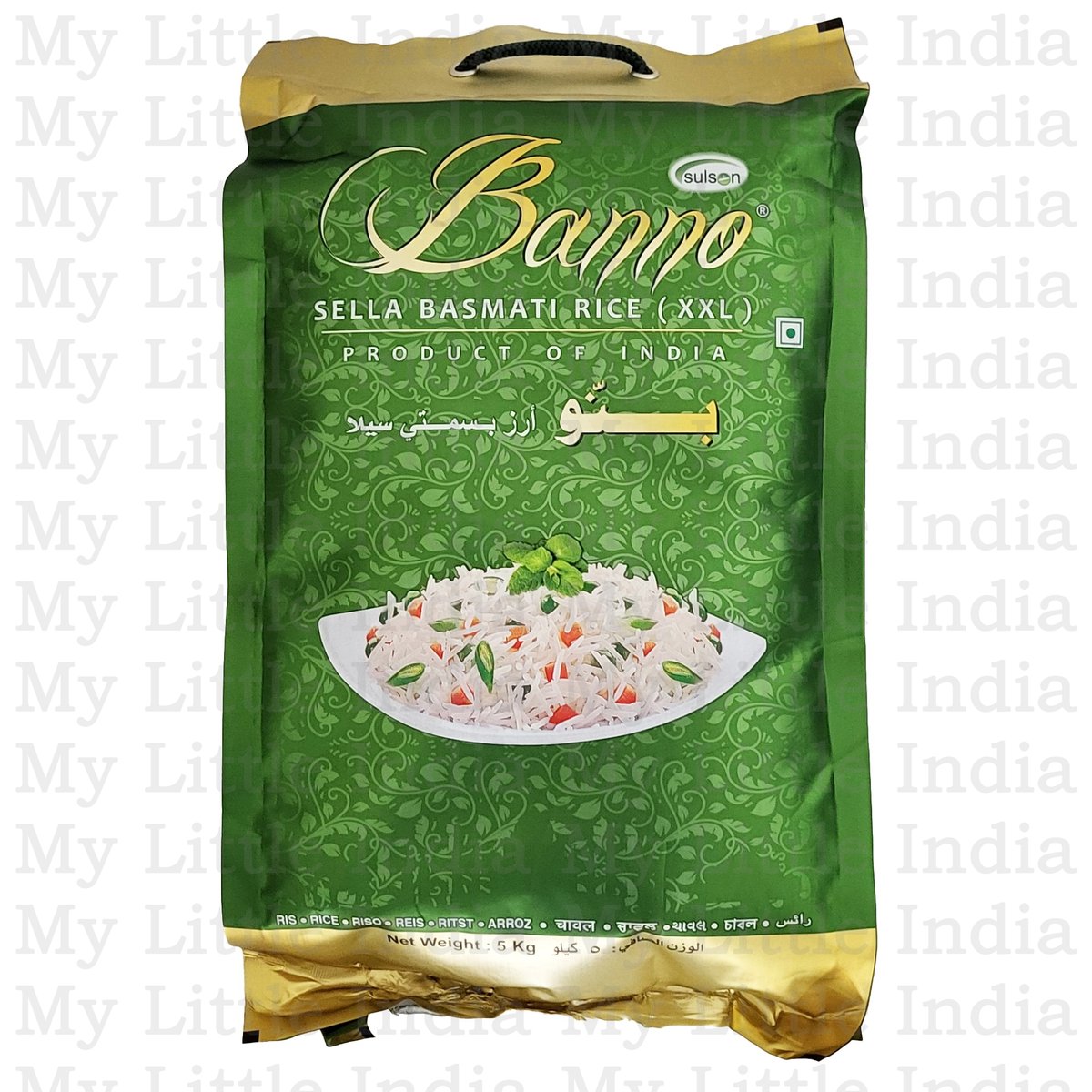 Indyjski ryż Banno paraboliczny sella basmati 5 kg