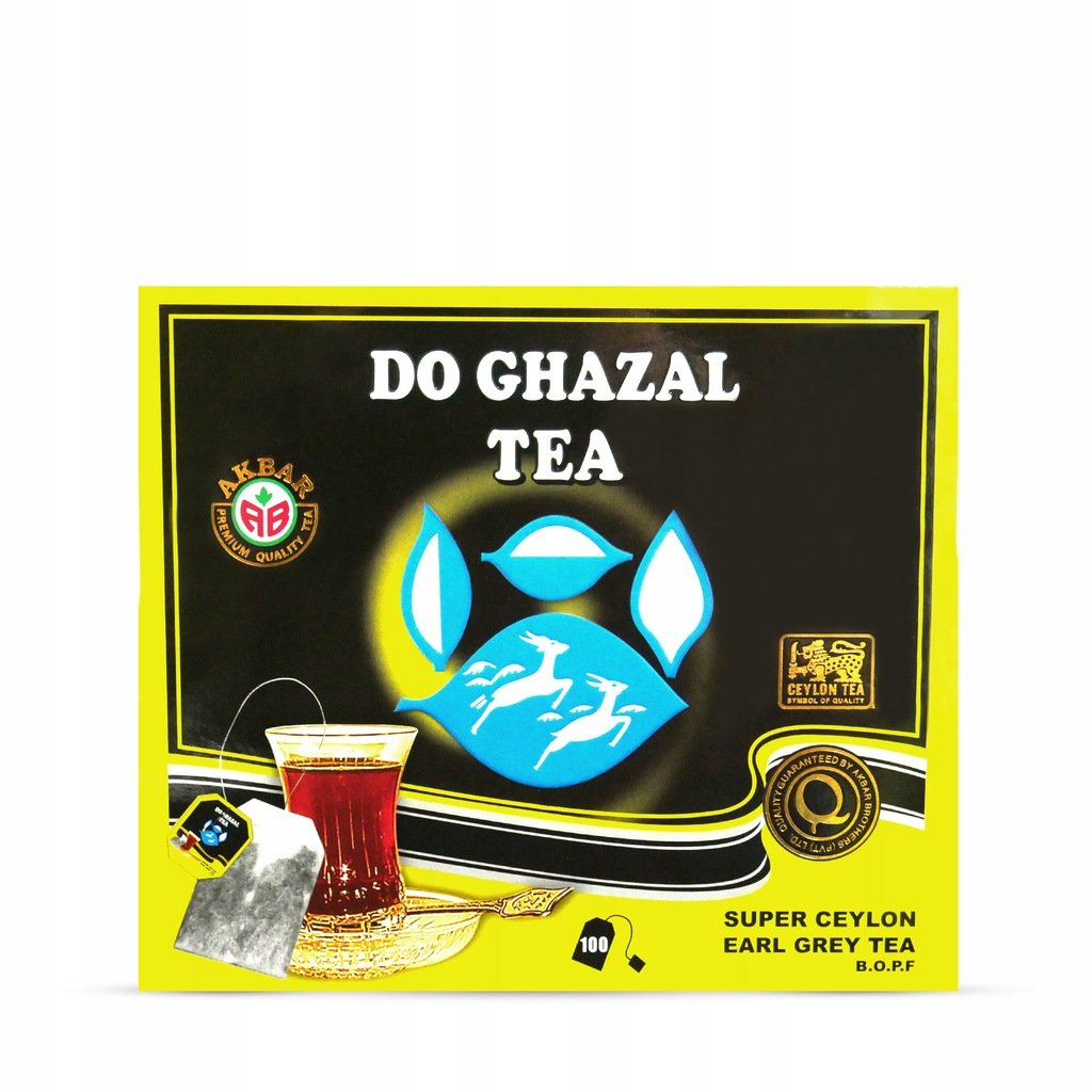 Herbata czarna Earl Grey Do Ghazal 100 torebek