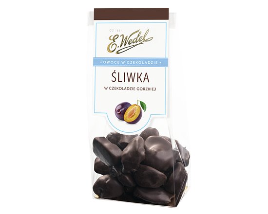 Śliwki W Czekoladzie Gorzkiej 100 G E.Wedel