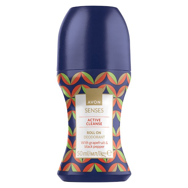 Avon, Active Cleanse Dezodorant Kulka, Grapefruit Czarny Pieprz, 50 Ml