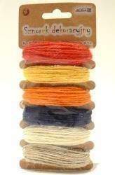 SZNUREK DEKORACYJNY 5M 6 KOL RT-9094 ALIGA