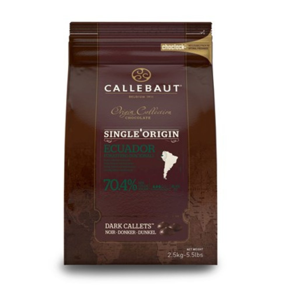 Callebaut czekolada ciemna ORIGIN Ecuador 70,4% 2,5 kg