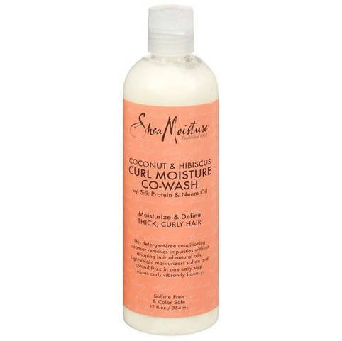 Shea Moisture Coconut & Hibiscus Curl Moisture Co-Wash, Szampon do włosów, 354ml