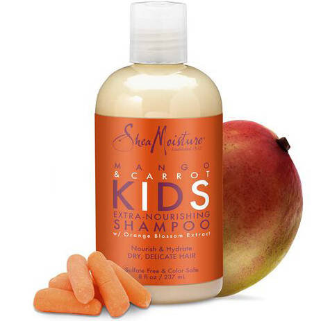 Shea Moisture Kids Mango & Carrot Extra-Nourishing Shampoo, Szampon do włosów, 237ml