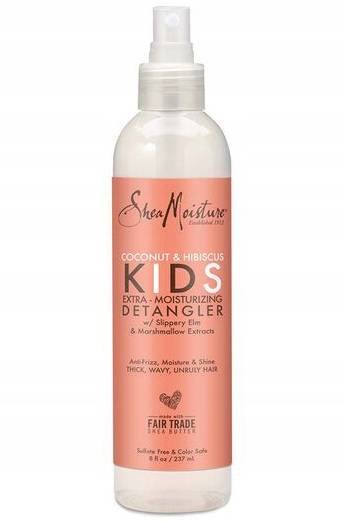 Shea Moisture Kids Coconut & Hibiscus Extra-Moisturizing Detangler, Odżywka do włosów, 237ml