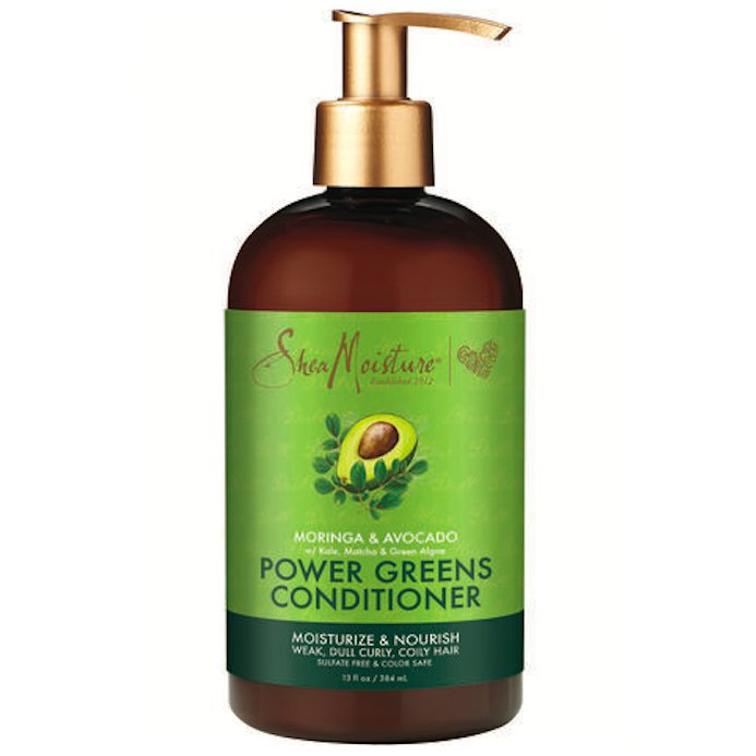Shea Moisture Moringa & Avocado Power Greens Conditioner, Odżywka do włosów, 384ml