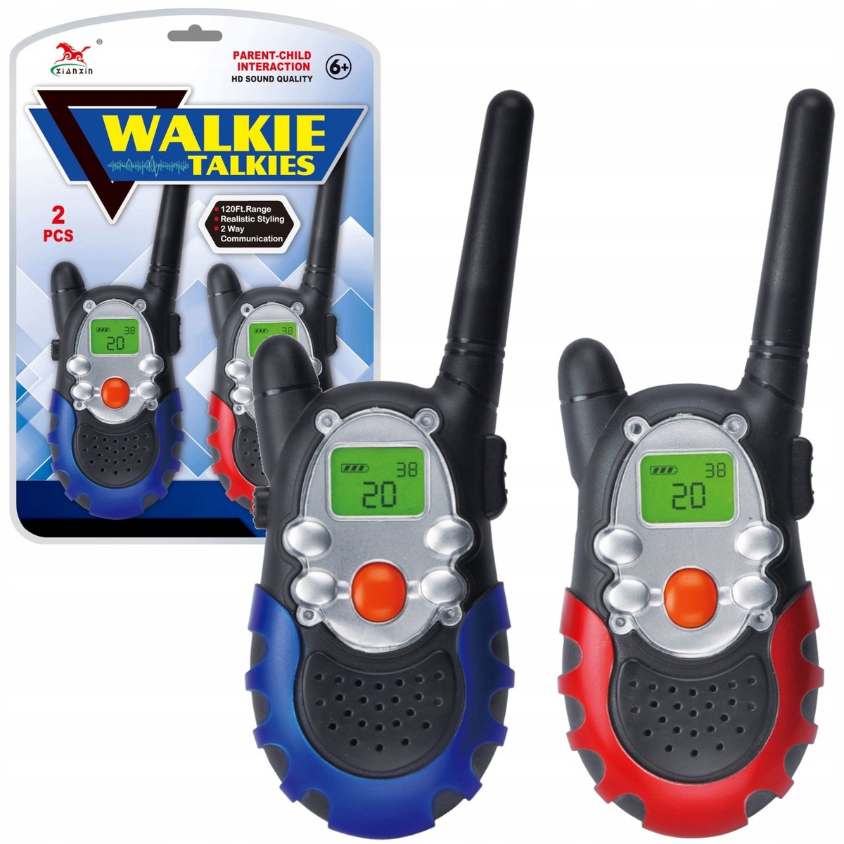 Walkie talkie dla dzieci Artryk wielokolorowy