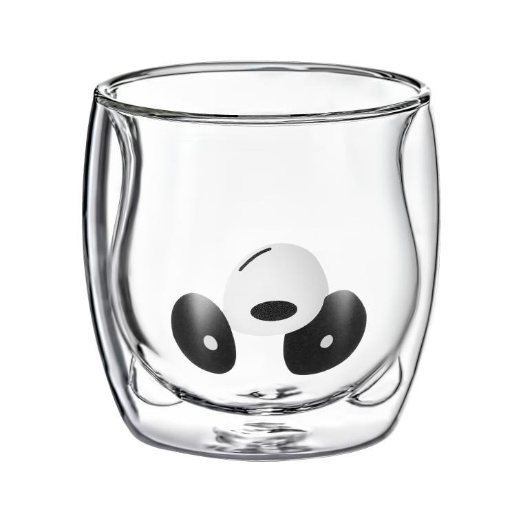 Szklanka do kawy herbaty z podwójnymi ściankami 300ml Panda Ambition