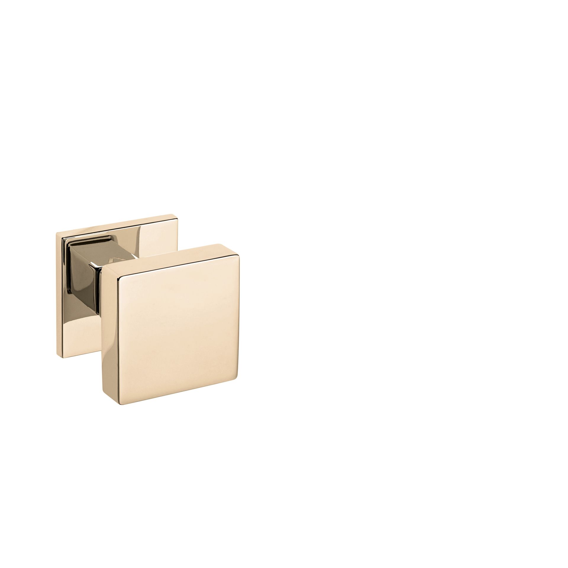 Gałka Stała Kwadrat Fit R67F Złoty Pvd