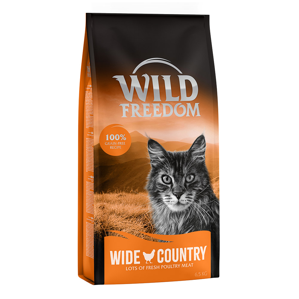 40 zł taniej! Wild Freedom, karma sucha dla kota, 6,5 kg - Adult „Wide Country”, drób