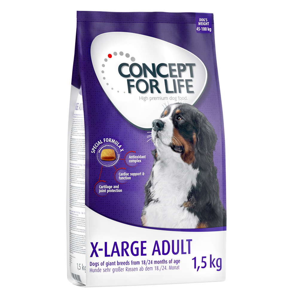 20% taniej! Concept for Life, 3 x 1 / 1,5 kg - X-Large Adult, 3 x 1,5 kg