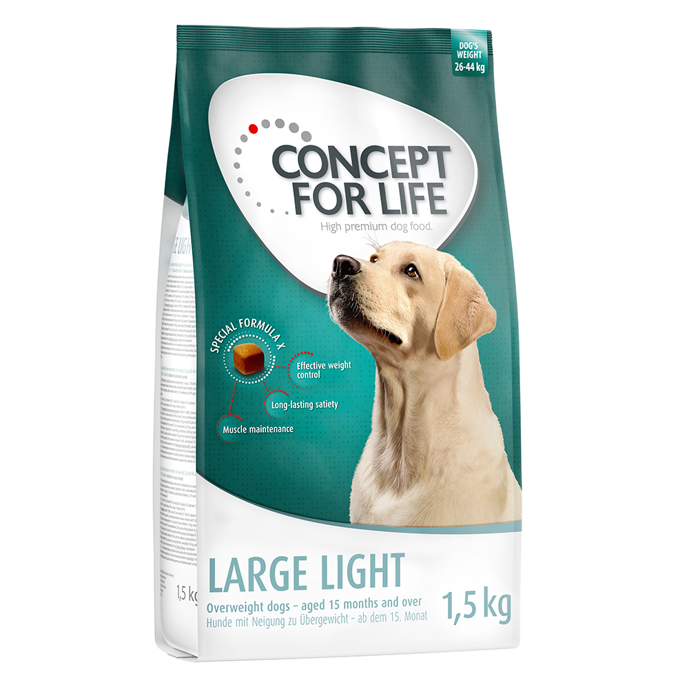 20% taniej! Concept for Life, 3 x 1 / 1,5 kg - Large Light, 3 x 1,5 kg