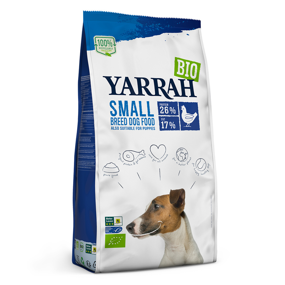 20% taniej! Yarrah Bio, karma sucha dla psa, różne rodzaje - Small Breed, kurczak, 5 kg