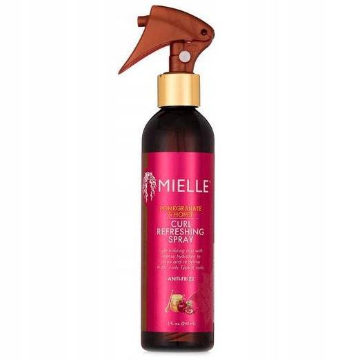 Mielle Pomegranate & Honey Curl Refreshing Spray, Spray do włosów, 240ml