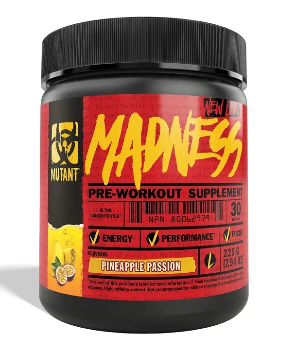 Mutant - Madness, Pineapple Passion, Proszek, 225g