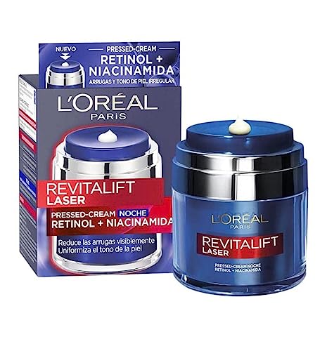 L'Oreal Paris Dermo Expertise Revitalift Laser Pressed krem na noc z retinolem i niacynamidem, 50 ml (1 szt.)