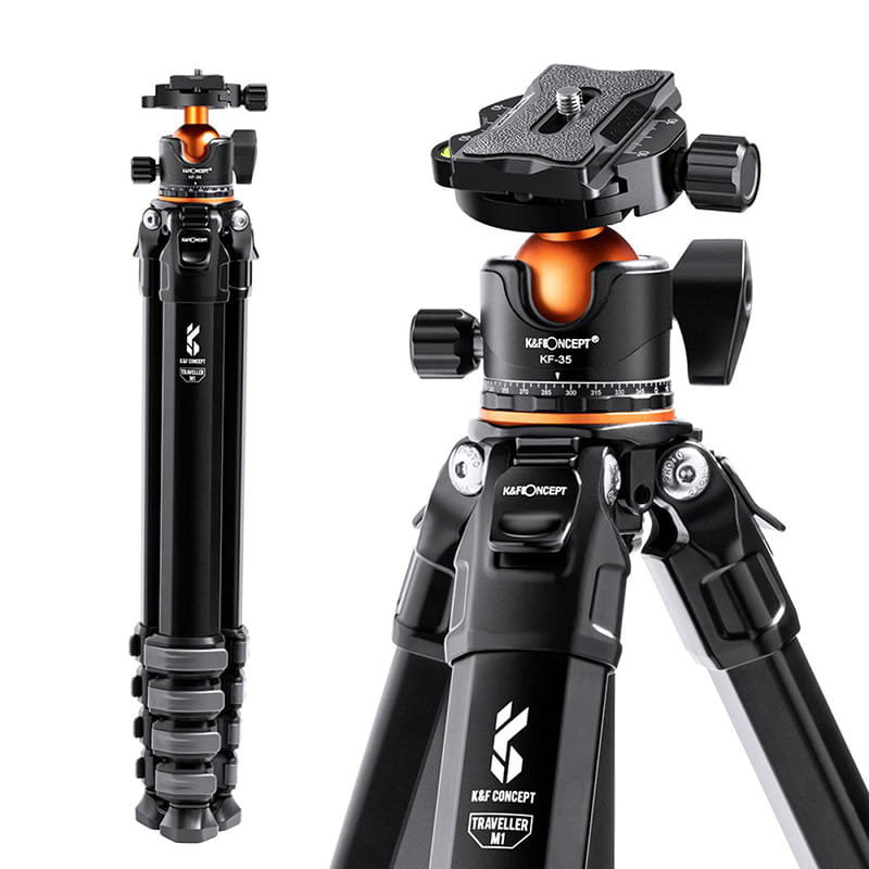 Statyw fotograficzny 178cm K&F Concept TRAVELLER M1 KF09.105