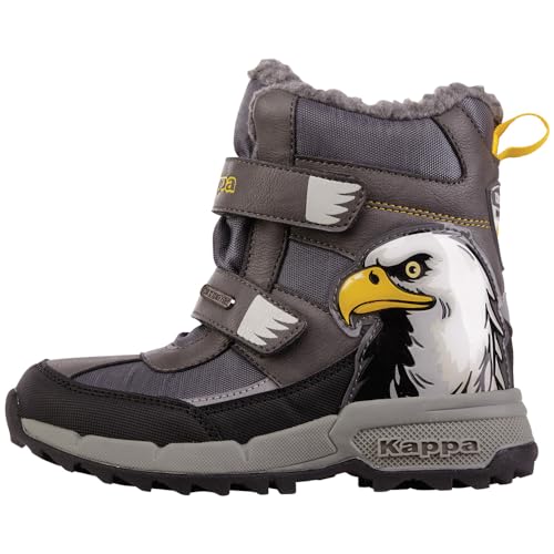 Kappa Deutschland Unisex Kinder Style: 261044k Claw Ii Tex K Boys śniegowce, grey black, 28 EU