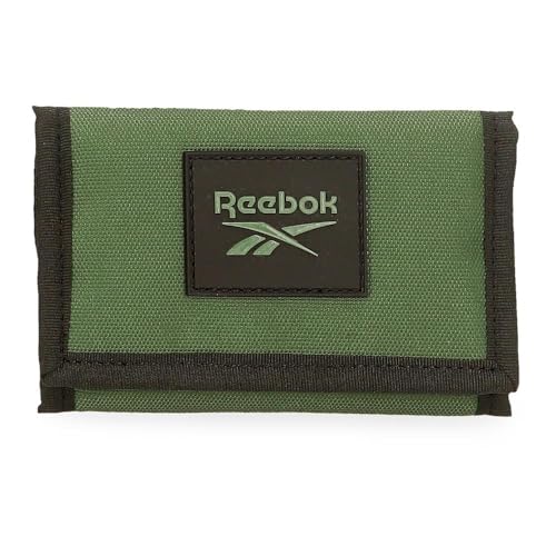 Reebok Arlie Portfel Zielony 13x8x2,5 cms Poliester, Zielony, Talla única, Portfel