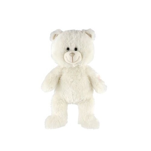 Teddies Marzyciel pluszowy miś 40 cm, biały, z oświetleniem i dźwiękiem