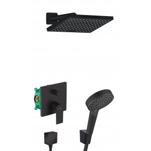 HANSGROHE Vernis Shape kabina czarny mat Zestaw podtynkowy KOMPLETNY Vernis Shape Czarny mat