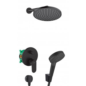 HANSGROHE Vernis Blend 1 Czarny mat Zestaw podtynkowy 1 KOMPLETNY Vernis Blend Czarny mat