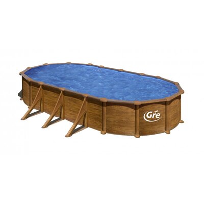 Basen GRE owalny KIT730W 7.3 x 3.75 m