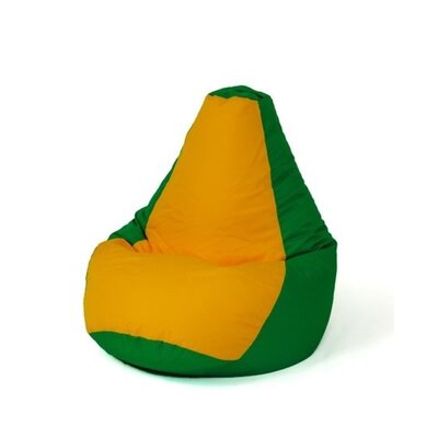 Pufa worek GO GIFT Gruszka Zielono-żółty XL 130 x 90 cm | Bezpłatny transport