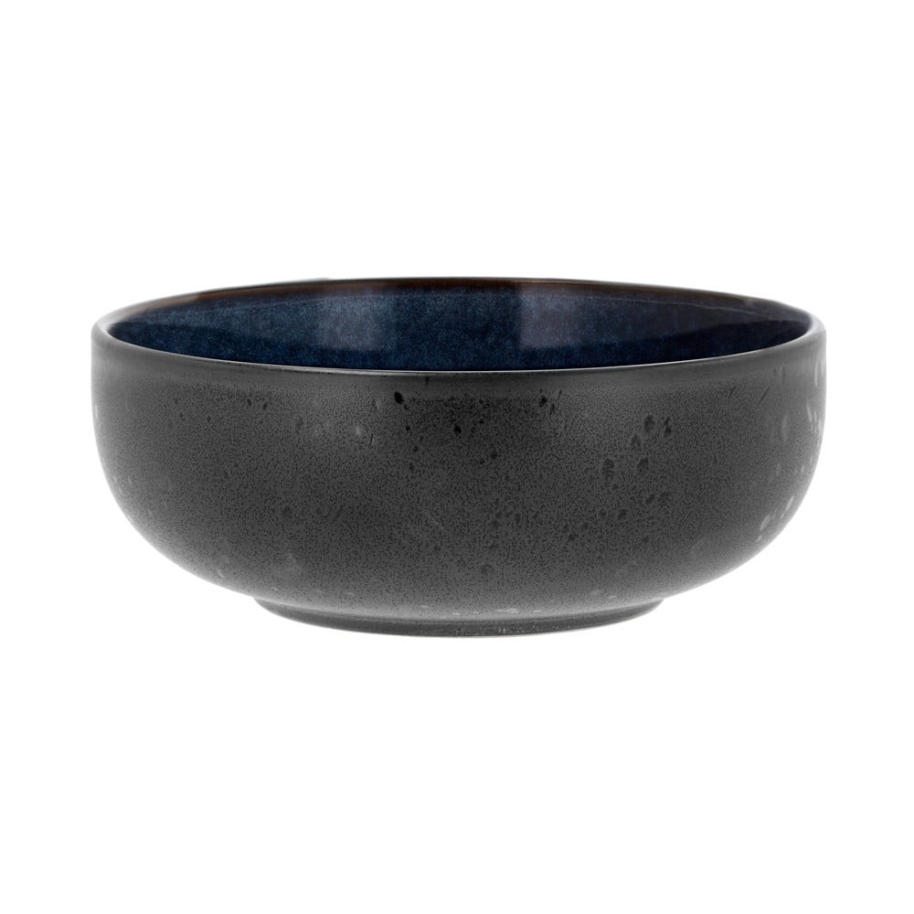 Czarno-granatowa kamionkowa misa ø 18 cm – Bitz