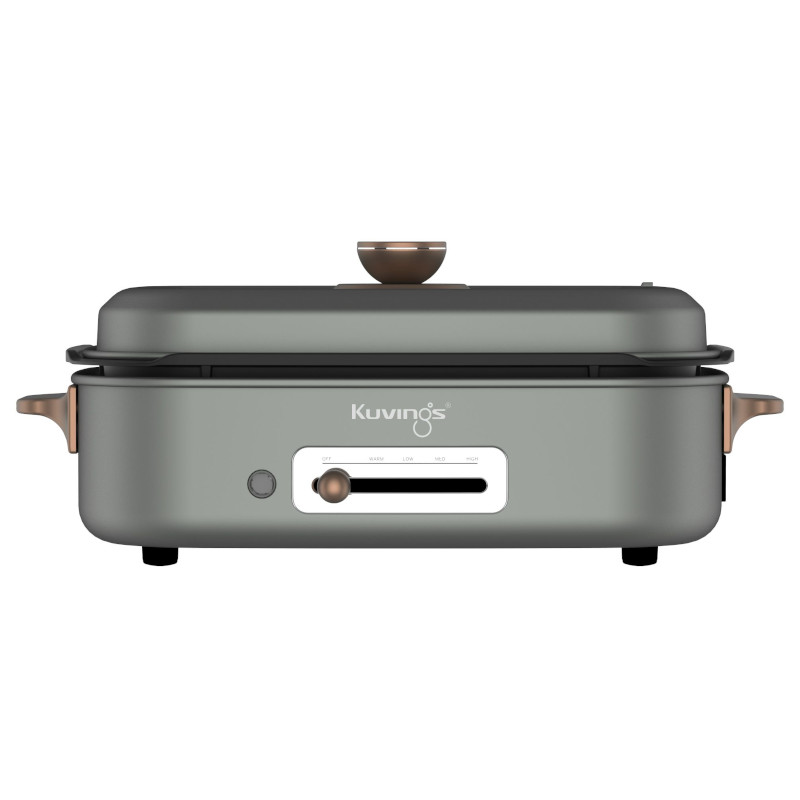 MultiGrill Kuvings grafit Ceramic Plus + 2 płyty + 2 książki z przepisami