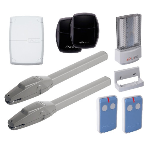 Life Home Zestaw OPTIMO OP224 UNI DL2 24V EXTENDED do bram skrzydłowych do 5 m